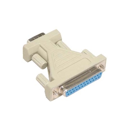 Bestlink Netware DB9-M/DB25-F Serial Adapter, Thumbscrew(DB25) /Thumbscrew(DB9)  180240